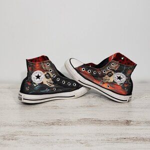 Converse All Star  Harley Quinn  High Top Sneakers  Women's 6   Men's 4
